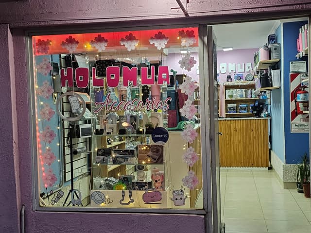 Vidriera de Holomua accesorios