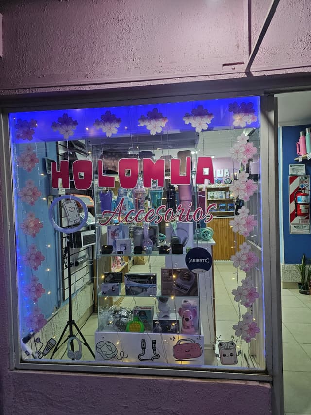 Vidriera de Holomua accesorios